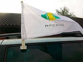Изготовление автомобильные флагов