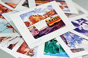 Печать открыток, изготовление открыток