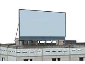 Создание и размещение рекламы на надкрышной конструкции