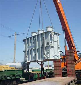 Погрузка/выгрузка тяжеловесных грузов (до 30 тонн) из открытого подвижного состава на автомобиль