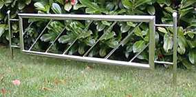 Изготовление декоративных оград для клумб из нержавеющей стали