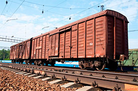 Железнодорожные грузоперевозки в крытых вагонах