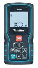 Дальномер лазерный 80м Makita LD080PI (до80м, для бытового назначения)