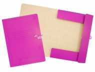 Папка картонная на завязках Forpus мелованная, фиолетовая