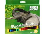 Фломастеры Animal Planet 18 цветов