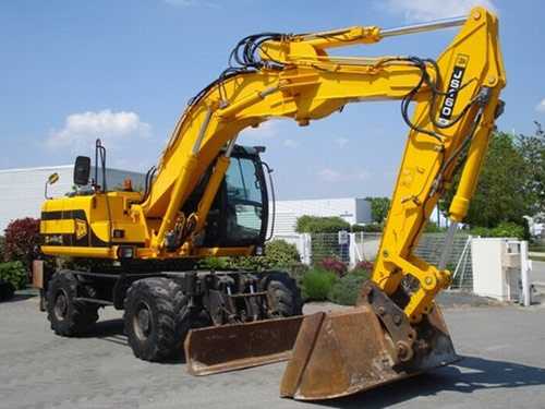 Аренда Экскаватора колесного JCB JS 160 W