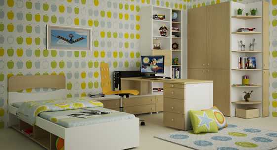 Коллекция мебели для детских и молодёжных комнат «СОЛНЕЧНЫЙ ГОРОД»