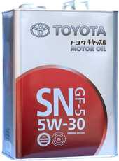 Моторное масло Toyota SN GF-5 5W-30 (08880-10705) 4л