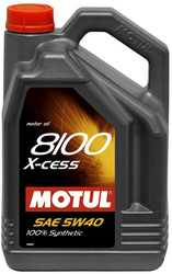 Моторное масло Motul 8100 X-cess 5W40 4л