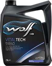 Моторное масло Wolf Vital Tech 5W-40 5л