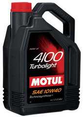 Моторное масло Motul 4100 Turbolight 10W40 5л