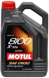 Моторное масло Motul 8100 X-lite 0W30 5л