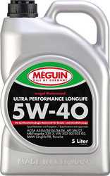 Моторное масло Meguin Megol Ultra Performance Longlife SAE 5W-40 1л