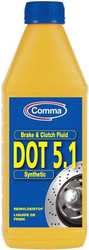 Тормозная жидкость Comma DOT 5.1 1л