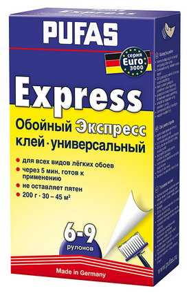 Экспресс клей EURO 3000 PUFAS 