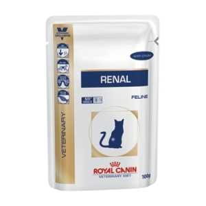 Влажный корм Royal Canin Renal диета для кошек при хронической почечной недостаточности (курица) 100 гр