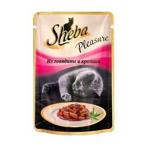 Sheba Pleasure из говядины и кролика 85 гр