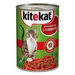 KiteKat Домашний обед с говядиной 410 гр