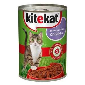 KiteKat Домашний обед с печенью 410 гр