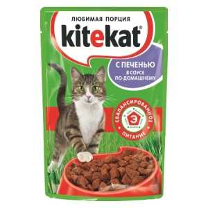 KiteKat консервы печень в соусе 100 гр