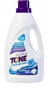 Средство для стирки WASHING TONE Ослепительный белый 1,5л