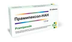ПРАМИПЕКСОЛ-НАН лекарственное средство 1,0 мг