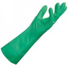 Перчатки нитриловые зеленые Kleenguard* G 80, химическая защита