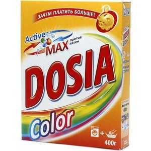 Стиральный порошок Dosia Color - Для ручной и машинной стирки - 400 г