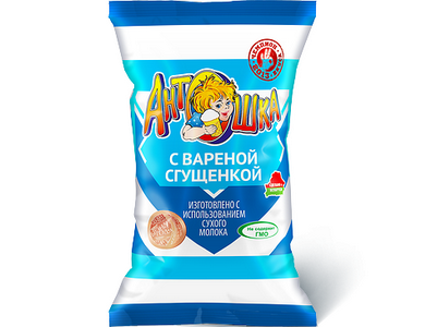 Мороженое Антошка ванильное с вареной сгущенкой