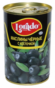 Маслины с косточкой (300/320) Lorado 314 мл