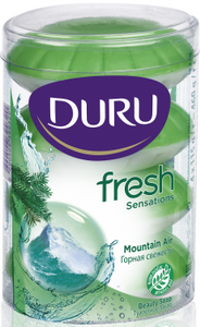 Туалетное мыло DURU Fresh Sensations Горная свежесть 4x115 г 
