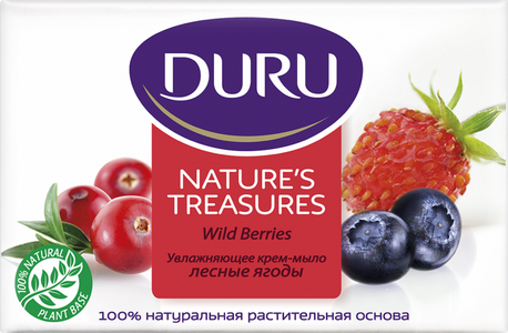 Увлажняющее крем-мыло Duru Nature’s Treasures Лесные Ягоды 90 г