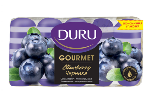 Мыло DURU Gourmet Черника 5x75 г