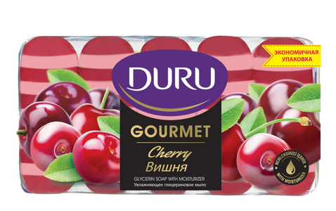 Мыло DURU Gourmet Вишня 5x75 г