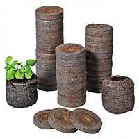 Торфяные таблетки Jiffy Крепыш 33мм 10шт