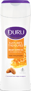 Гель для душа DURU NATURE'S TREASURES С медом и экстрактом миндаля 250мл