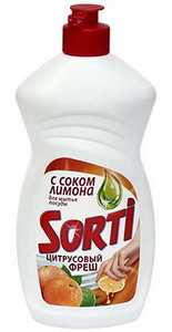 Средство для мытья посуды Sorti 500 мл Цитрусовый фреш