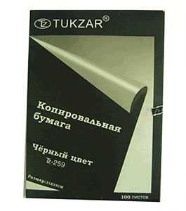 Бумага копировальная черная TUKZAR А4 100л