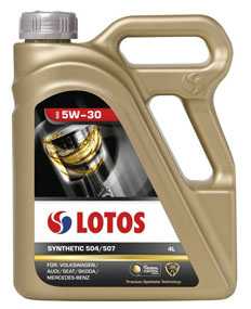 Синтетическое моторное масло LOTOS SYNTHETIC 504/507 SAE 5W-30