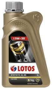 Синтетическое моторное масло LOTOS SYNTHETIC A5/B5 SAE 5W-30 