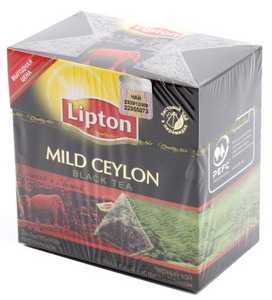 Чай Lipton ароматизированный в пирамидках 36 г Mild Ceylon черный чай