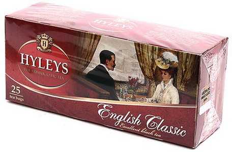 Чай Hyleys 37,5 г 25 пакетиков черный чай «Английский Классический»