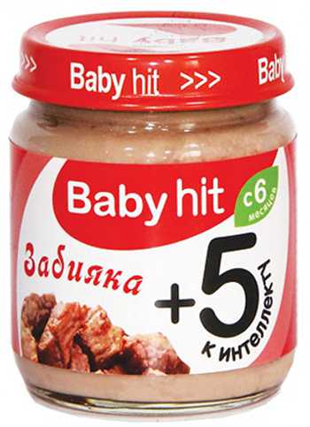 Консервы мясные для детского питания Забияка Babyhit 100 г