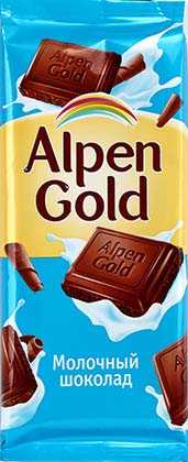 Шоколад Alpen Gold молочный шоколад 90 г