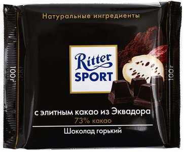 Шоколад Ritter Sport горький с элитным какао 100 г