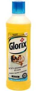 Средство для мытья пола Glorix 1000 мл Лимонная энергия