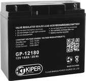 Аккумуляторная батарея 12V/18Ah Kiper GP-12180; 181x167x76 (ШхВхГ)-Kiper (Китай)