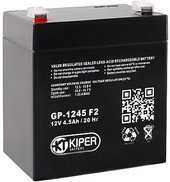 Аккумуляторная батарея 12V/4.5Ah Kiper GP-1245 (F2); 90x102x70 (ШхВхГ)-Kiper (Китай)