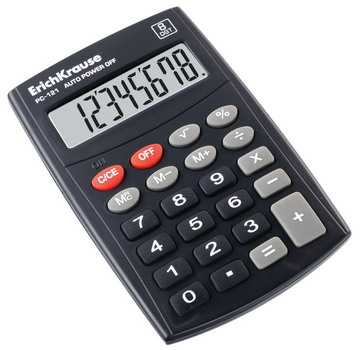 Калькулятор Erich Krause 8-разрядов PC-121 