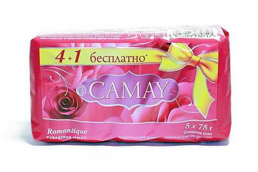 Мыло Camay Роза Romantique 5*75 гр